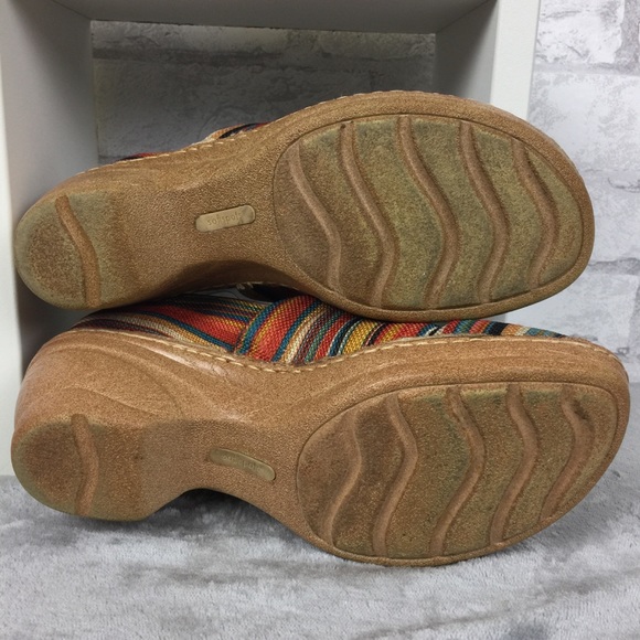 Soft Spots Multi colored Clogs Size 8.5W - Picture 4 of 6